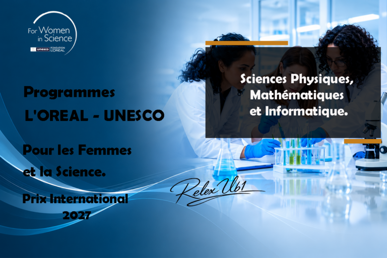 Programmes  L’Oréal – UNESCO Pour les Femmes et la Science 2027